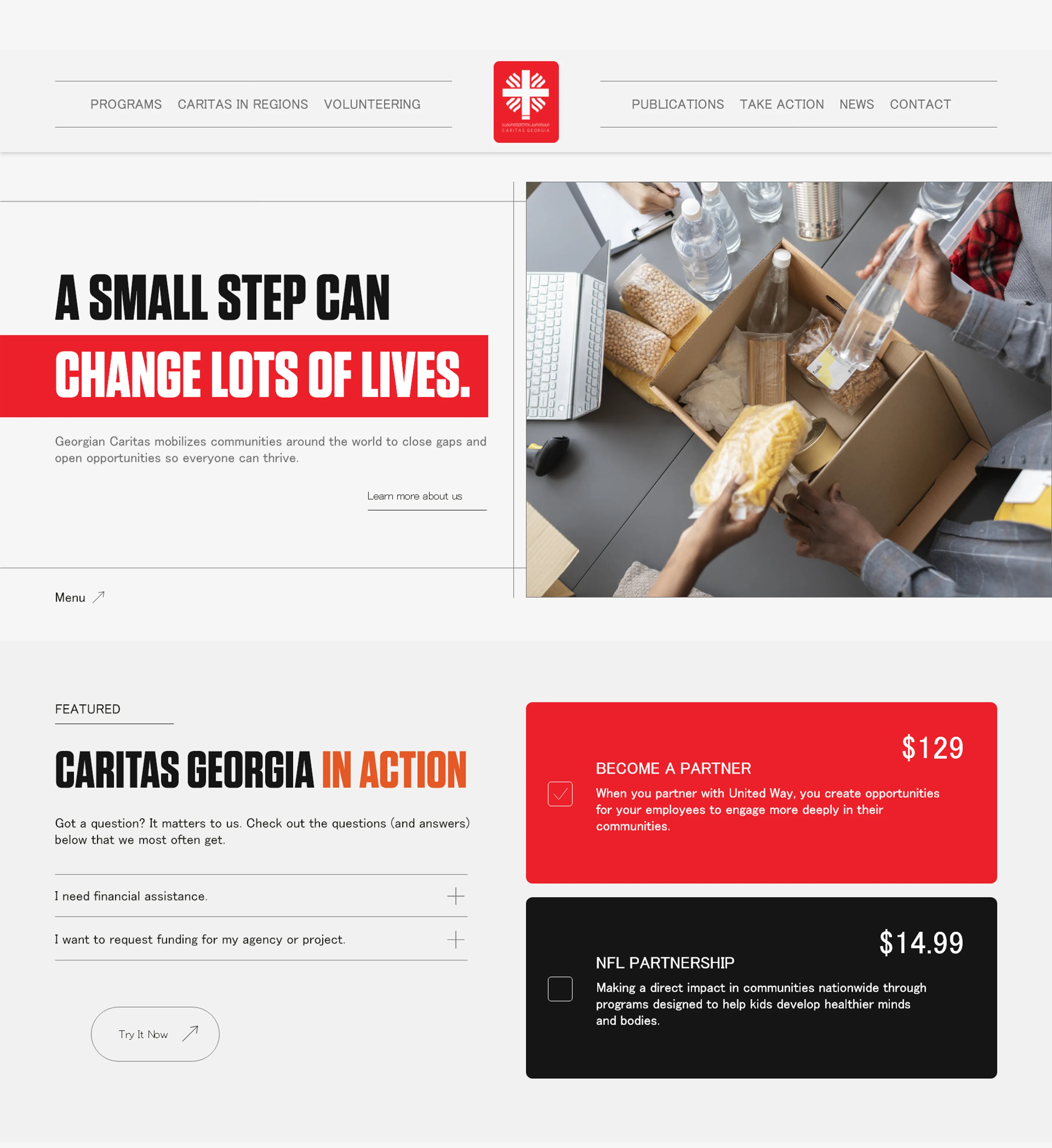 Cartitas - Website Design